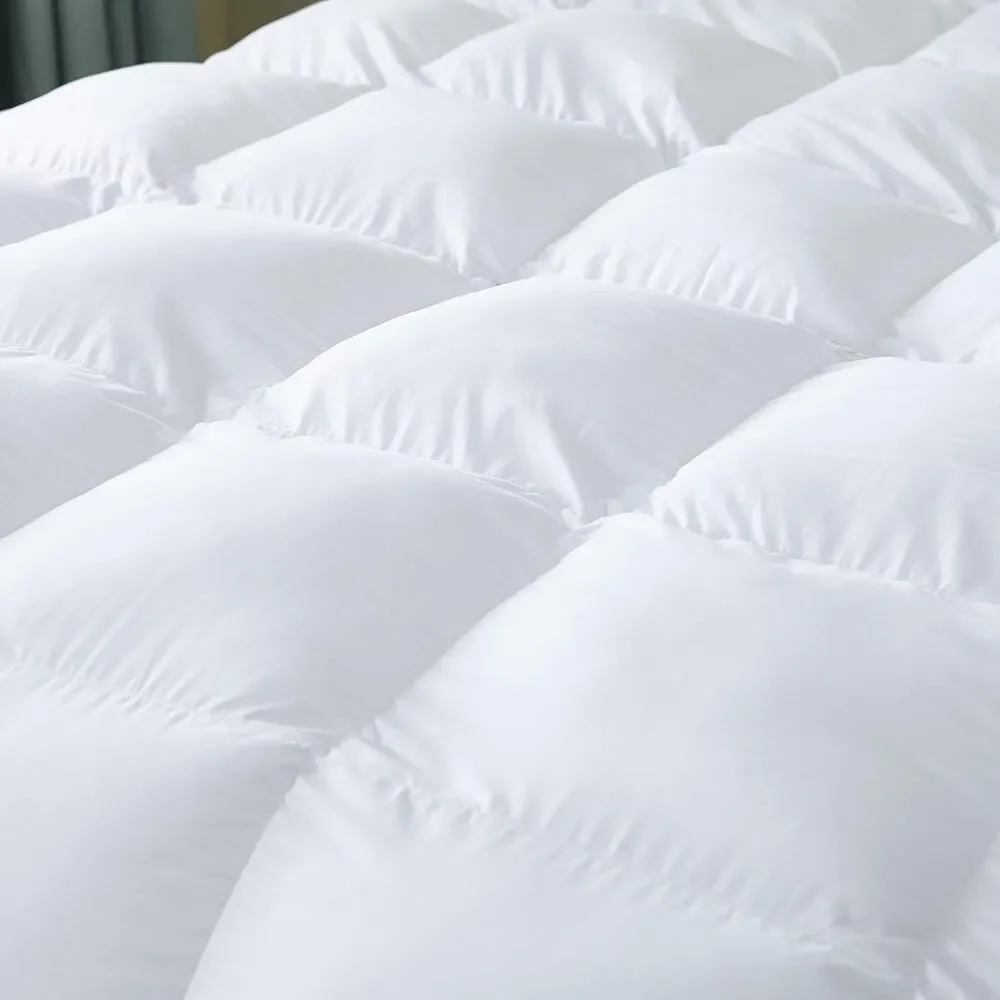 Full Down Fiber Waterfowl Feather Comforter Duvet Insert, Cotton, All-Season